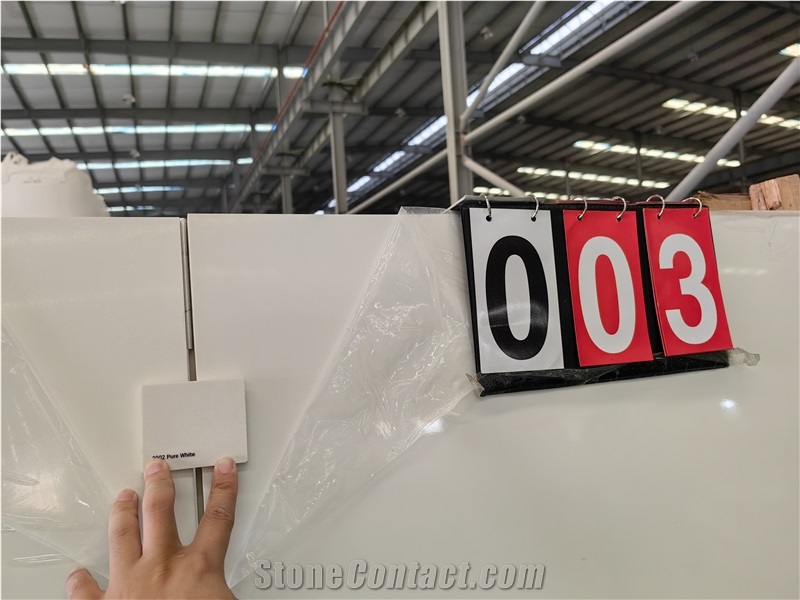 Artificial Stone Pure White Quartz Slabs