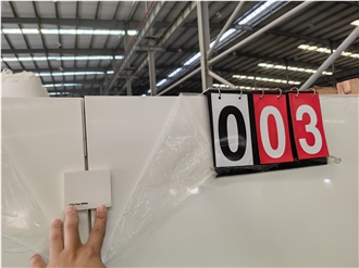 Artificial Stone Pure White Quartz Slabs