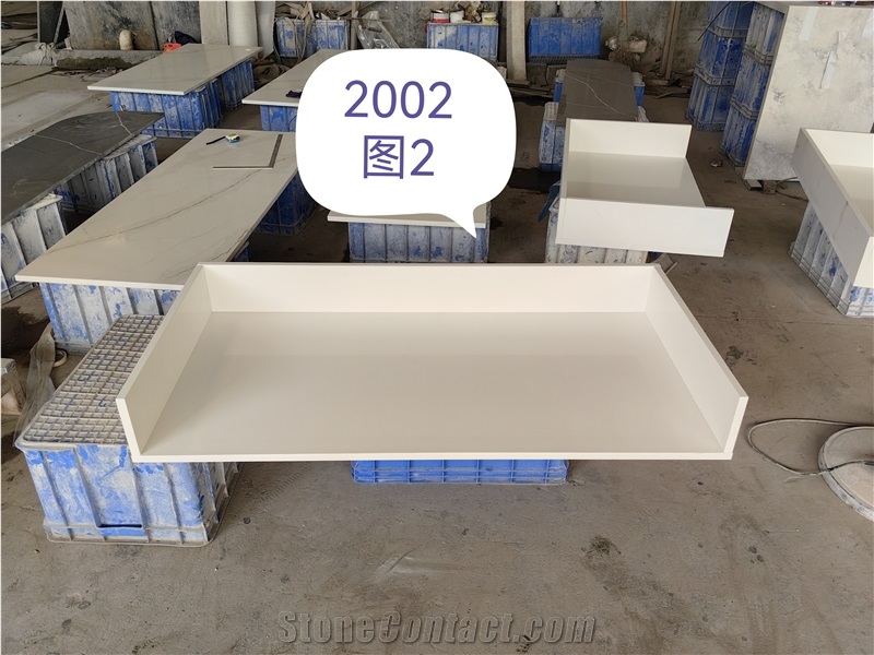 Artificial Stone Pure White Quartz Slabs