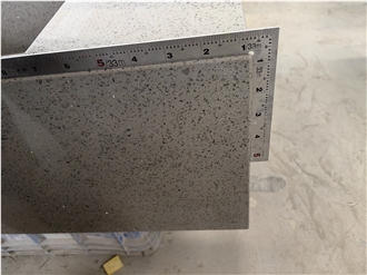Artificial Stone Sparkle Grey Quartz Slabs