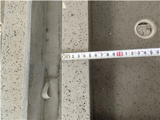 Artificial Stone Sparkle Grey Quartz Slabs