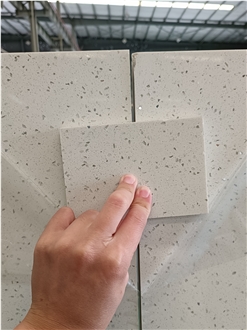 Artificial Stone Sparkle White Quartz Slabs