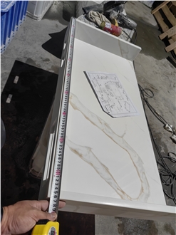 Custom Design 2Cm Eased Edge 5086 Quartz Kitchen Countertop
