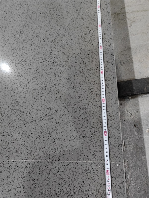 GOLDTOP 1002 New York Sparkle Grey Quartz Kitchen Tops