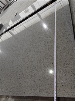 GOLDTOP 1002 New York Sparkle Grey Quartz Kitchen Tops