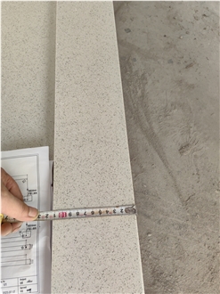 GOLDTOP 1013 Grey Galaxy Light Quartz Kitchen Tops