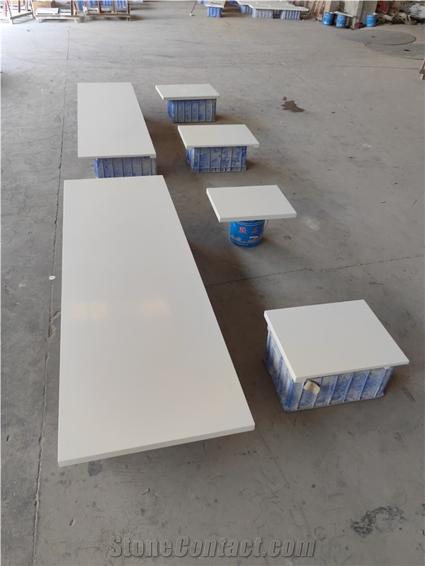 GOLDTOP 2003 Osprey White Quartz Tiles