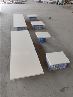 GOLDTOP 2003 Osprey White Quartz Tiles