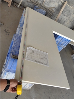 GOLDTOP 4024 Crystal Onyx White Quartz Kitchen Tops