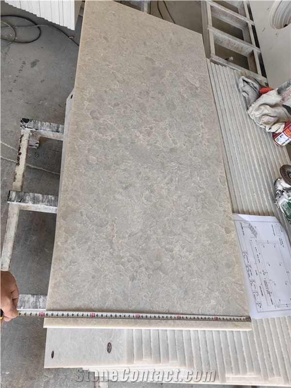 GOLDTOP 4034 Tellaro Grey Quartz Kitchen Tops