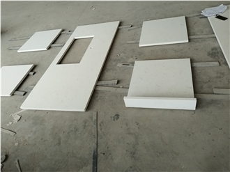 GOLDTOP 4068 Fossil Grey Quartz Kitchen Tops