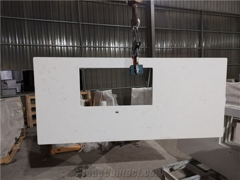 GOLDTOP 4068 Fossil Grey Quartz Kitchen Tops
