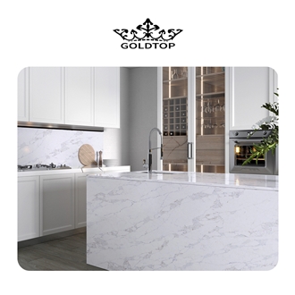 GOLDTOP 5116 Calacatta Milan Quartz Kitchen Countertop