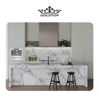 GOLDTOP 5119 Statuary Venice Quartz Kitchen Tops