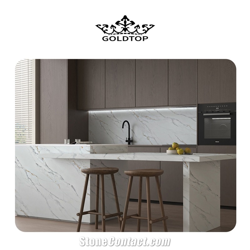 GOLDTOP OED/ODM 5115 Fendy Extra Quartz Kitchen Countertop