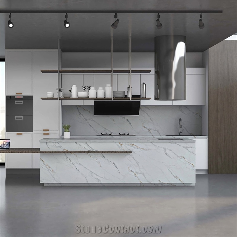 GOLDTOP OED/ODM 5115 Fendy Extra Quartz Kitchen Countertop