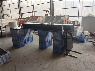 Black Galaxy Granite For Decoration Commercial Counters
