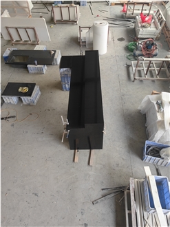 Black Galaxy Granite For Decoration Commercial Counters