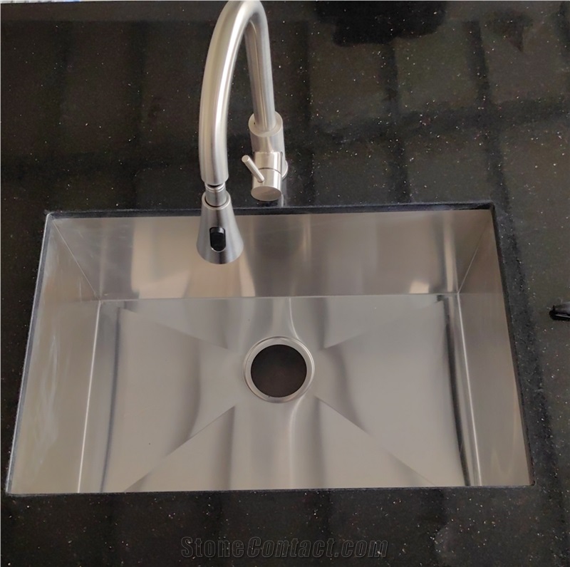 Black Galaxy Granite Kitchen Countertop