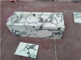 Calacatta Viola Marble Bathroom Countertop
