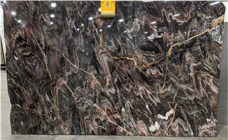 GOLDTOP ODM/OEM Confusion Dark Marble Slabs