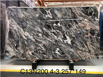 GOLDTOP ODM/OEM Confusion Dark Marble Slabs