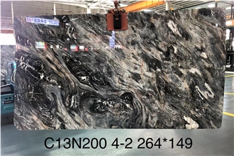 GOLDTOP ODM/OEM Confusion Dark Marble Slabs