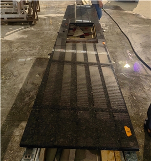 GOLDTOP OEM/ODM Angola Black Granite Countertop
