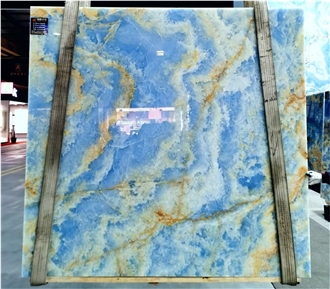 GOLDTOP OEM/ODM Blue Onyx Slabs