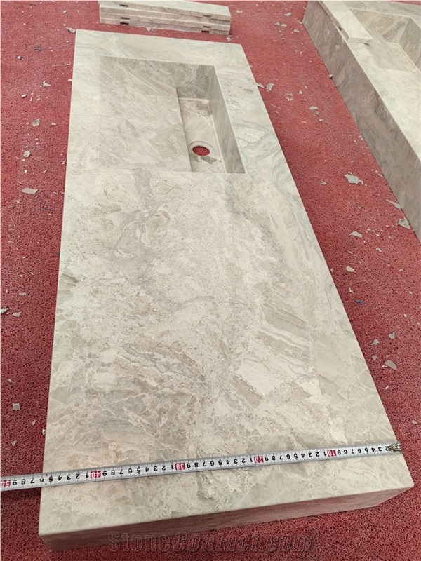 GOLDTOP OEM/ODM Cappucino Marble Vanity Tops