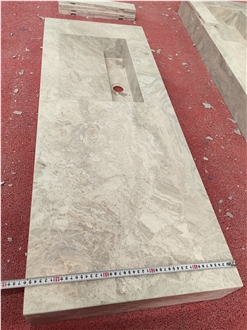 GOLDTOP OEM/ODM Cappucino Marble Vanity Tops