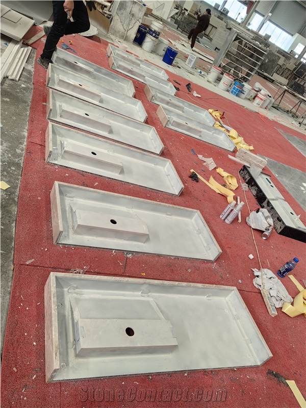 GOLDTOP OEM/ODM Cappucino Marble Vanity Tops