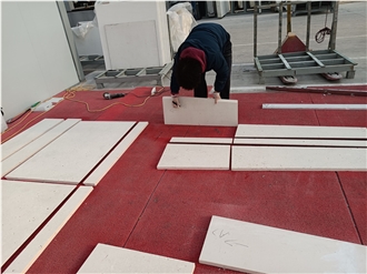 GOLDTOP OEM/ODM Flooring Tiles Ivory White Cheese Limestone