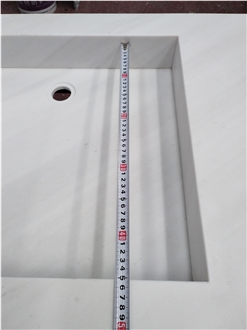 GOLDTOP OEM/ODM Sivec White Vanity Tops