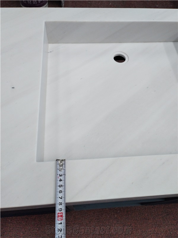 GOLDTOP OEM/ODM Sivec White Vanity Tops