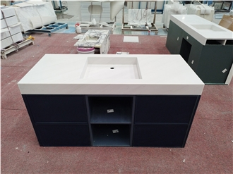 GOLDTOP OEM/ODM Sivec White Vanity Tops