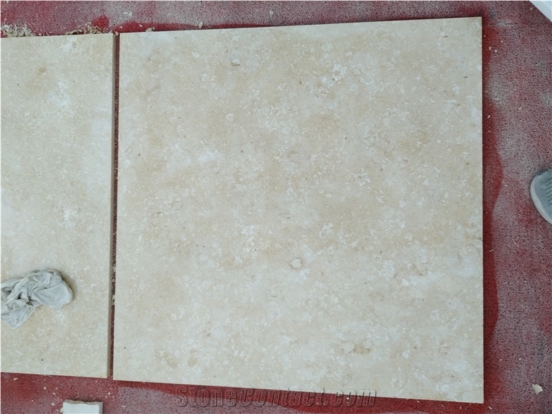 Trani Classico Limestone Slab Tiles For Interior Decoration