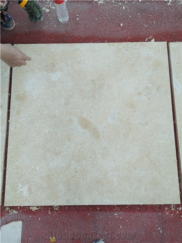 Trani Classico Limestone Slab Tiles For Interior Decoration