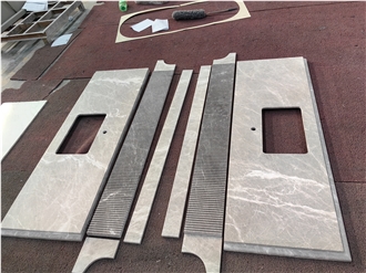 Tundra Grey Turkey Marble Countertops