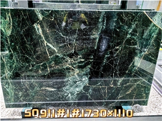Villa Design Luxury Turqoise Premium Green Granite Slabs