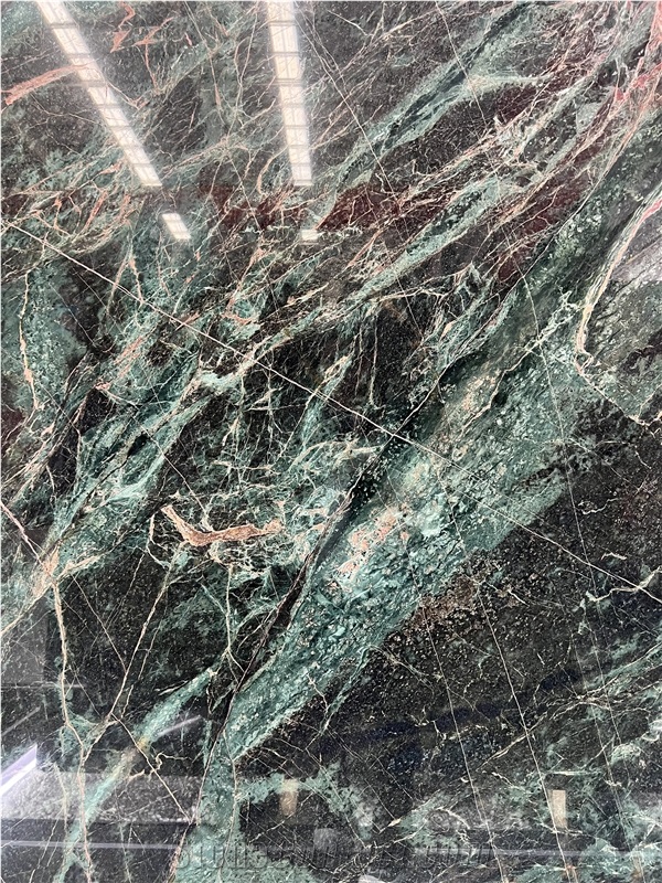 Villa Design Luxury Turqoise Premium Green Granite Slabs