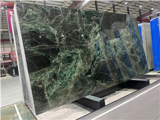 Villa Design Luxury Turqoise Premium Green Granite Slabs