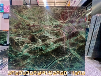 Villa Design Luxury Turqoise Premium Green Granite Slabs