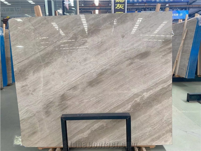 Luna Grey Marble Honed Slabs