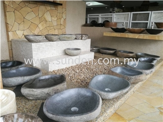 River Stone Wash Basins, Onyx Wash Basins