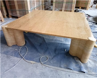 Travertine Coffee Table