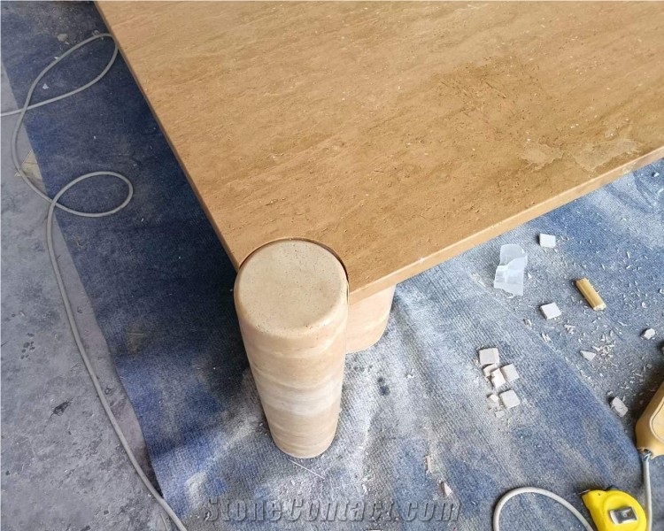 Travertine Coffee Table