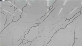 Marble Look  Artificial Quartz Stone Slabs Quartz Tiles