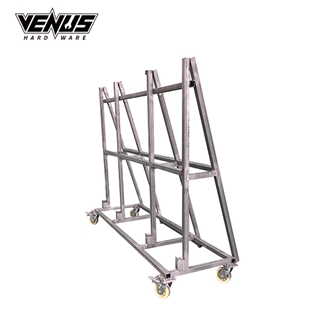 A Frame Slab Storage And Transport Cart With Wheel