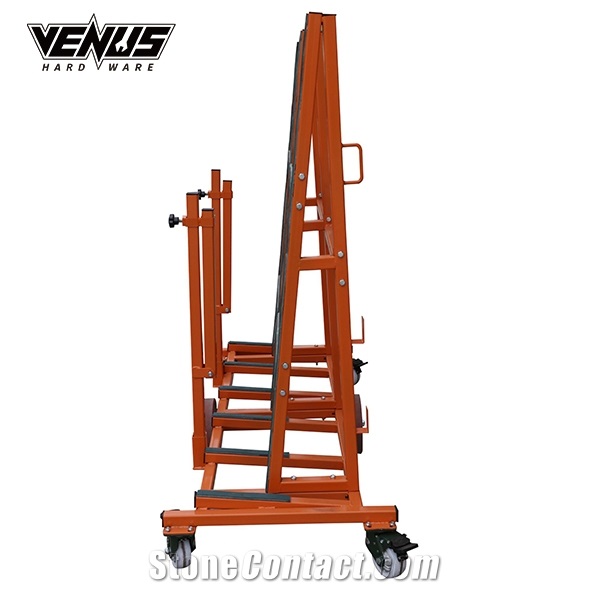 Bottom Higher Slab Transport Cart Display Rack